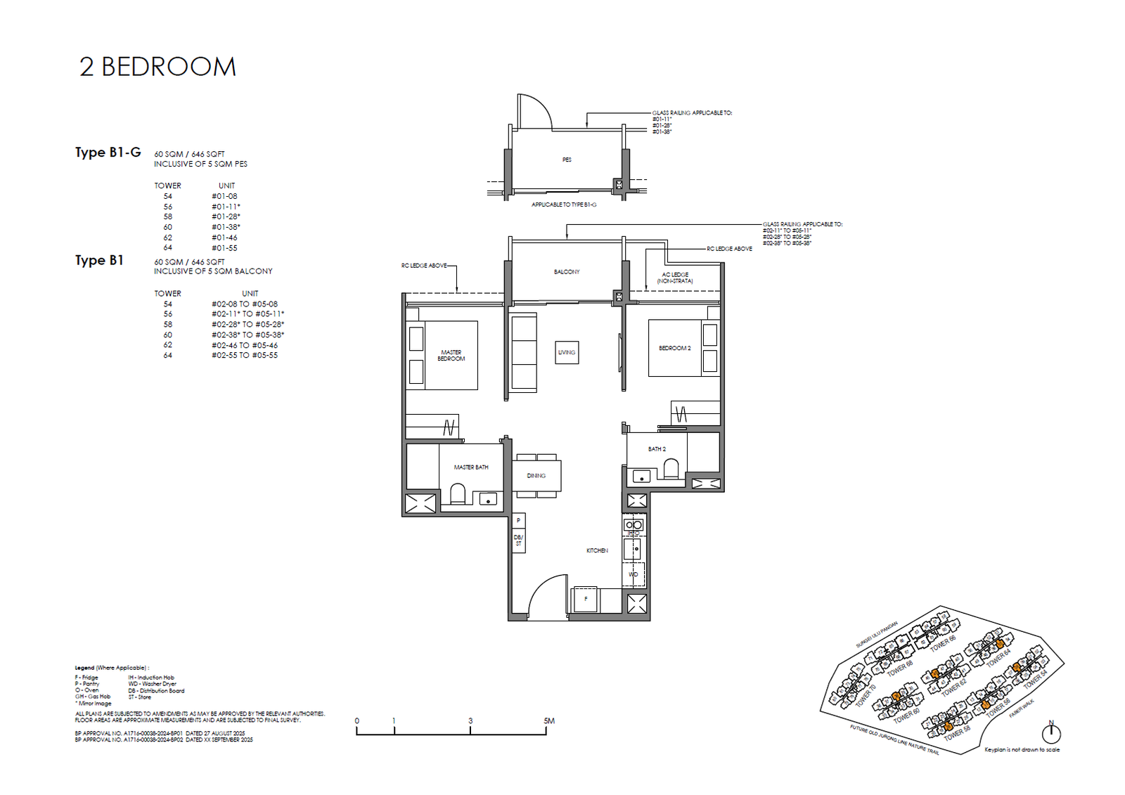 Faber Residence 1 Bedroom Floor Plan 1